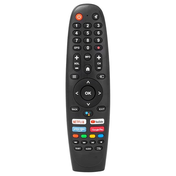 Digipoll Google Tv Kumandası-Mikrofonlu ürün görseli 1