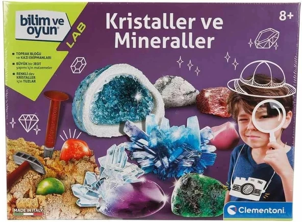 Clementoni 64964 Bilim ve Oyun Mineraller ve Kristaller ürün görseli 1