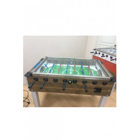 Bilardo Langırt Masası - Masa Futbolu ( Üstü Kapalı ) Tamperli Cam ürün görseli 1