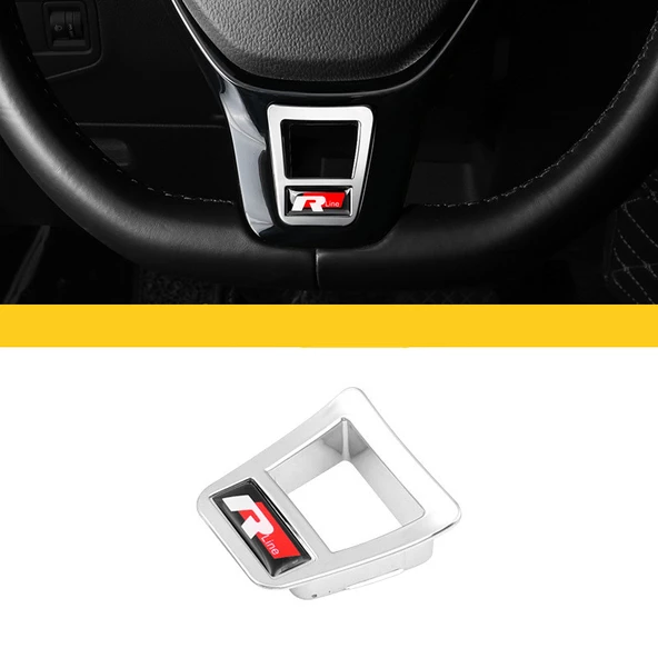 R-line direksiyon logosu siyah-kırmızı / DIKA07 ürün görseli 1