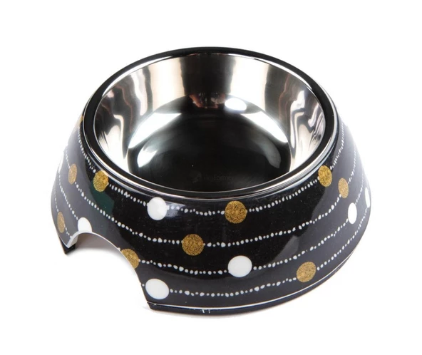 Bobo Kedi Köpek Mama ve Su Kabı BO-3139G(A5) 150 ML Siyah ürün görseli 1