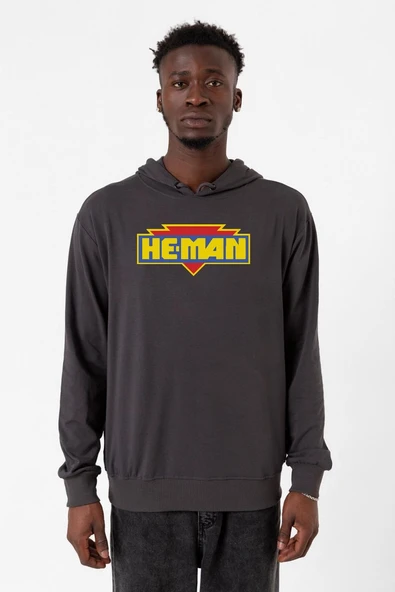 He Man Logo Füme Erkek 2ip Kapşonlu ürün görseli 1