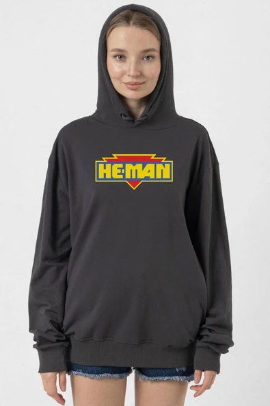 He Man Logo Füme Kadın 2ip Kapşonlu ürün görseli 1