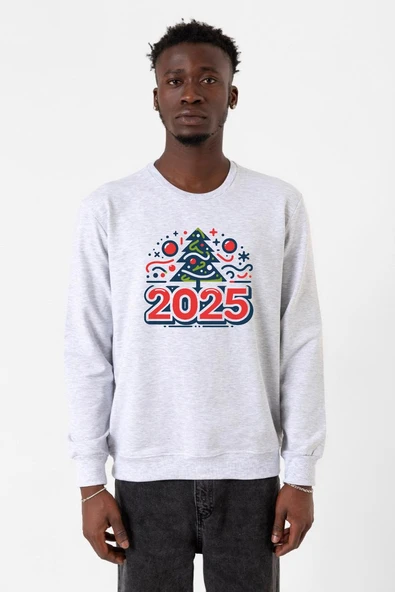Happy New Year 2025 Essential Karmelanj Erkek 2ip Sweatshirt ürün görseli 1