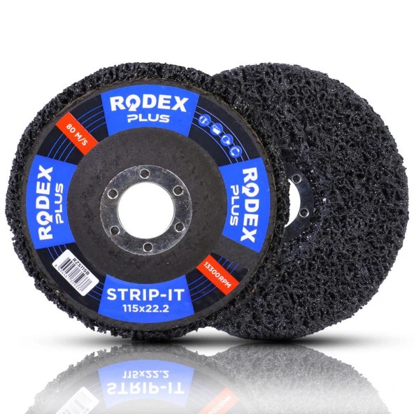 Rodex STRİP-İT Flap Disk Pas Boya Sökücü Keçe Zımpara 115 mm ürün görseli 1