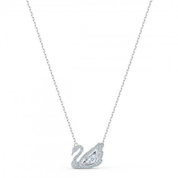 5514421 Swarovski Kolye Dancing Swan-Necklace Czwh-Rhs ürün görseli 1
