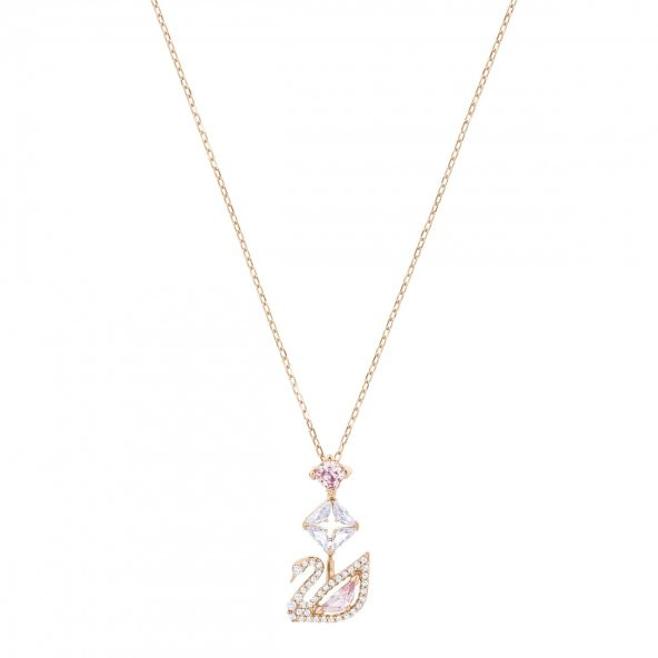 5473024 Swarovski Kolye Dazzling Swan:Necklace Y Czmo/Ros ürün görseli 1