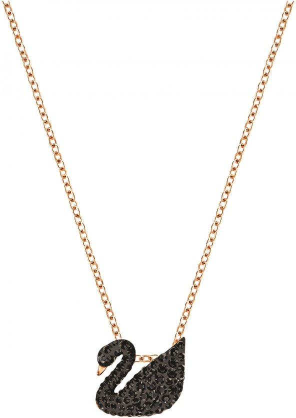 5204133 Swarovski Kolye İconic Swan:Pendant Sml Jet/Ros ürün görseli 1