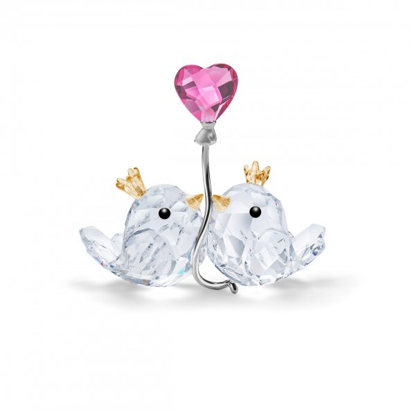 5492226 Swarovski Ev Dekorasyonu Wıth Love:Love Bırds Pınk Heart ürün görseli 1