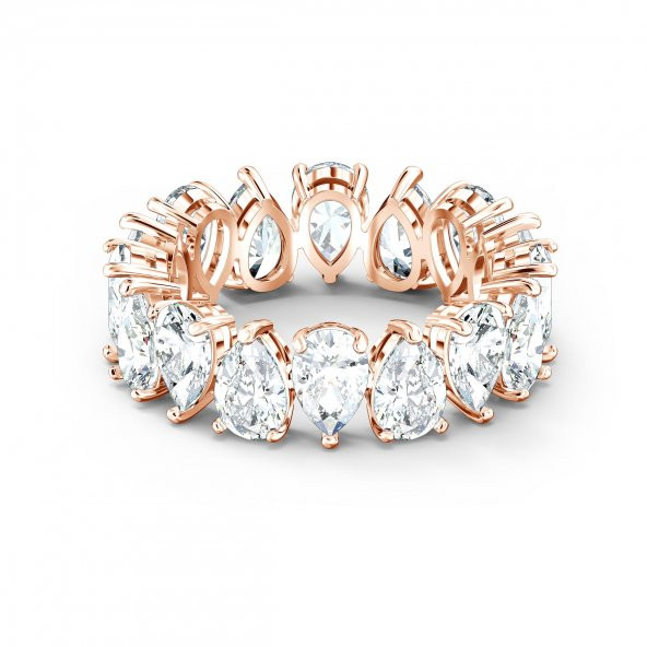 5586162 Swarovski Yüzük Vıttore-Rıng Pear Czwh-Ros 2 60 ürün görseli 1