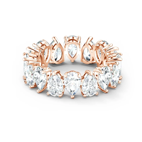 5586163 Swarovski Yüzük Vıttore-Rıng Pear Czwh-Ros 2 50 ürün görseli 1