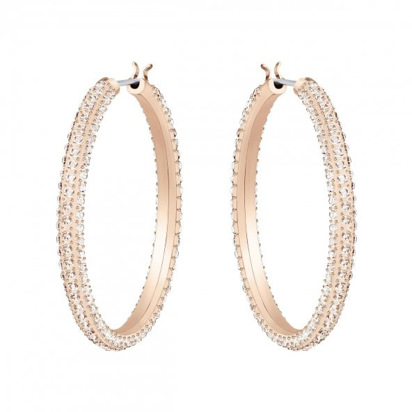 5383938 Swarovski Küpe Stone:Pe Hoop Silk/Ros ürün görseli 1