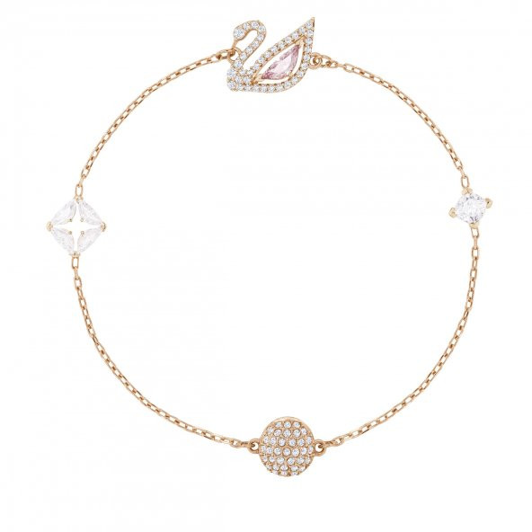 5472271 Swarovski Bilezik Dazzling Swan:Bracelet Czmo/Ros M ürün görseli 1