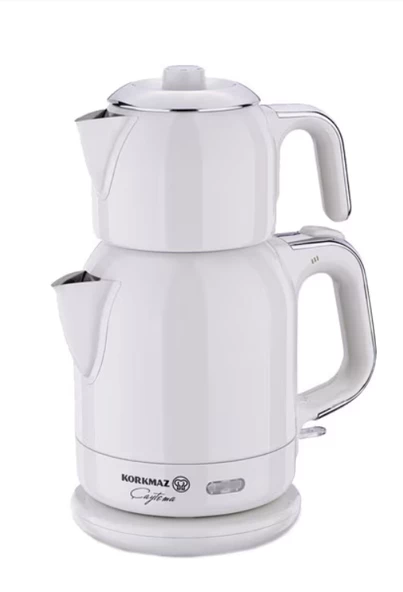 Korkmaz A331-08 Çaytema Vanilya/Krom 1600 W Çay Makinesi ürün görseli 1