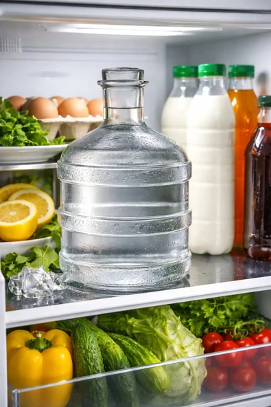 Cam Damacana Su Şişesi 2 Litre - Resim 2