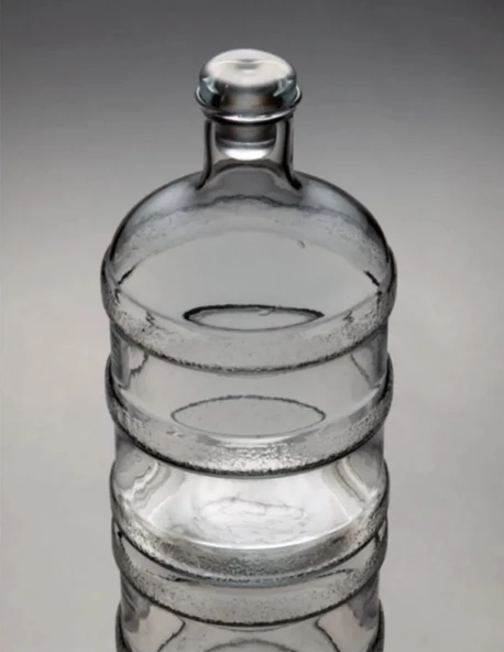 Cam Damacana Su Şişesi 2 Litre - Resim 6