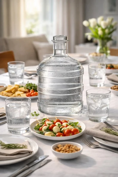 Cam Damacana Su Şişesi 2 Litre - Resim 9