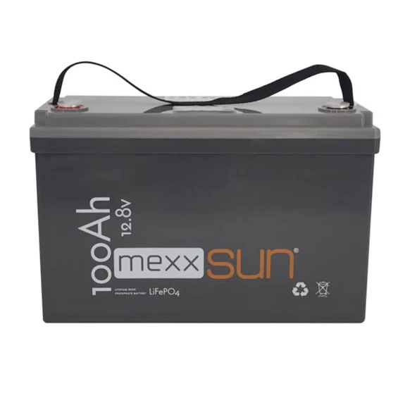 Mexxsun Lityum Akü 12,8V 100Ah (LiFePo4) 1280Wh ürün görseli 1