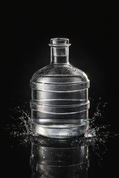Cam Damacana Su Şişesi 2 Litre ürün görseli 1