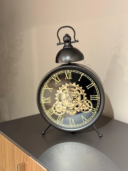 Evdema Vitale Metal Roma Duvar Saati 58*40*8 cm AK.JI0038 ürün görseli 1