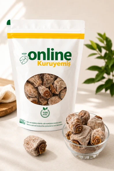 Cennet Elması Trabzon Hurması Kurusu 1 KG ürün görseli 1