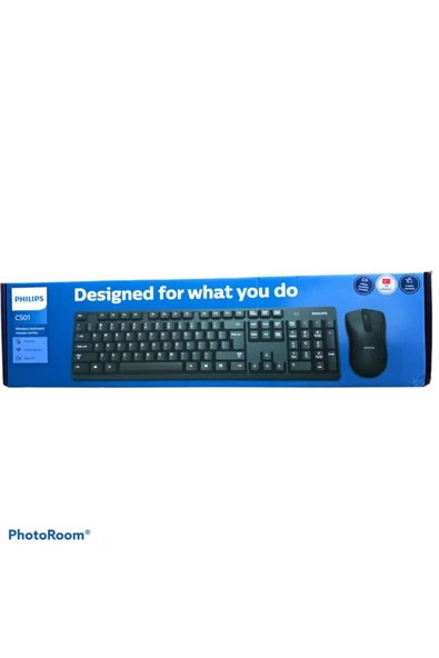 PHİLİPS C501 KABLOSUZ KLAVYE MOUSE SETİ ürün görseli 1