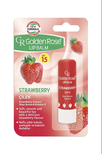 Golden Rose Çilekli Dudak Balsamı Spf - Resim 2
