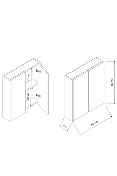 Fly Mobilya Soft Banyo Üst Dolap,banyo Üst Modül - Resim 5