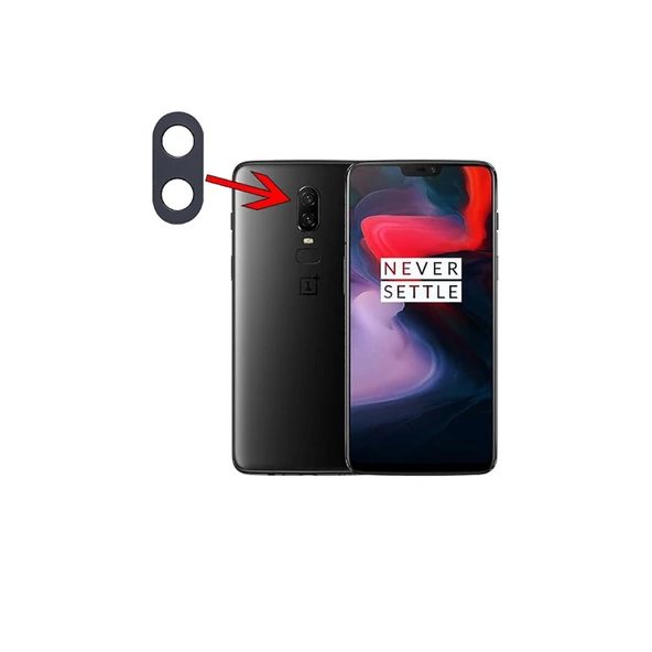 One Plus 6 İle Uyumlu Kamera Camı A6000 A6003 ürün görseli 1