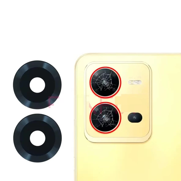 Vivo V25 İle Uyumlu Kamera Camı V2202 ürün görseli 1