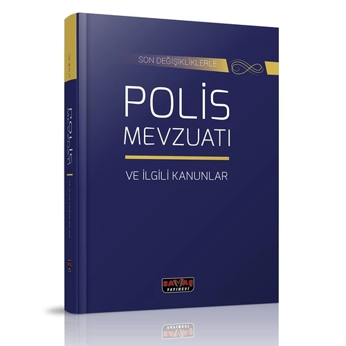 Polis Mevzuatı ve İlgili Kanunlar - Savaş Yayınları Ekim 2022 ürün görseli 1