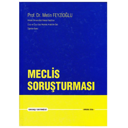 Meclis Soruşturması - Metin Feyzioğlu ürün görseli 1