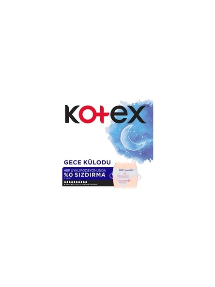 Kotex Regl Gece Külodu 2'li ürün görseli 1