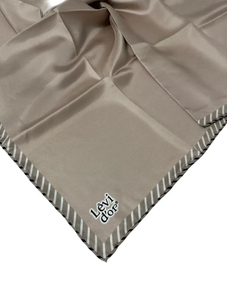 90 X 90 %100 SAF TWİLL İPEK EŞARP - 04438 ürün görseli 1