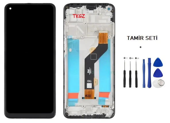 İnfinix HOT 10 Lcd Ekran Dokunmatik Orijinal Kalite ÇITALI FULL + TAMİR SETİ ürün görseli 1