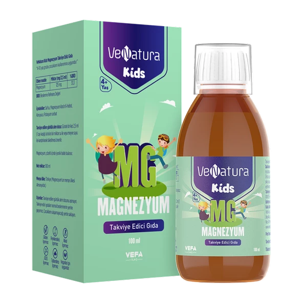 Venatura Kids Magnezyum 125mg 100ml ürün görseli 1