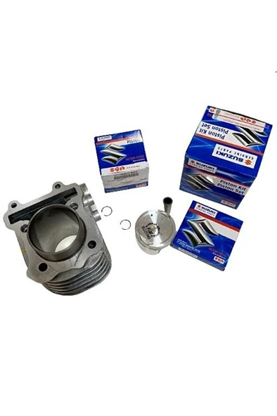 Suzuki Address 110 Silindir Seti Piston Sekman Komplr Orjinal Set  ARASMOTO ürün görseli 1