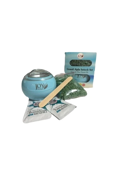 JOYWAX Joy Wax Granül Boncuk Ağda Isıtıcılı Set Azulen ürün görseli 1