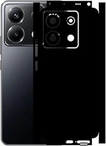 Poco X6 Mat Siyah Arka Kaplama ürün görseli 1