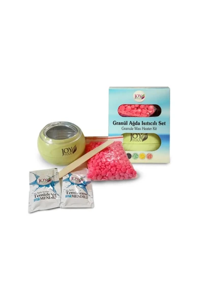 Joy Wax Granül Boncuk Ağda Pudralı Ağda Isıtıcılı Set ürün görseli 1