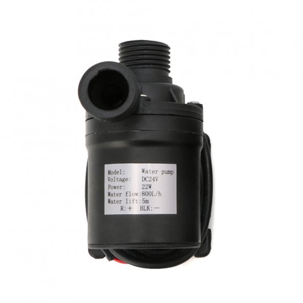 24 Volt Mini Su ve Yağ Aktarma Pompası (800 Litre/ Saat) ürün görseli 1