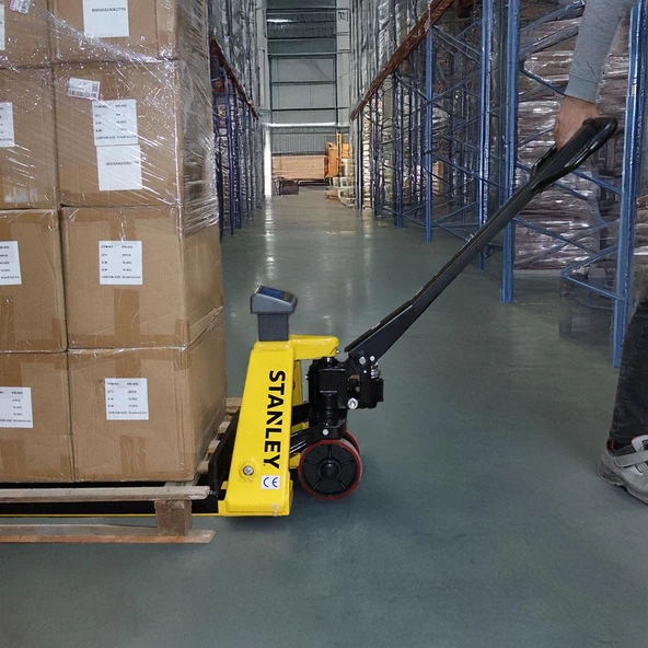 Stanley CPT20SCA 2 Ton Terazili Profesyonel Transpalet - Resim 4