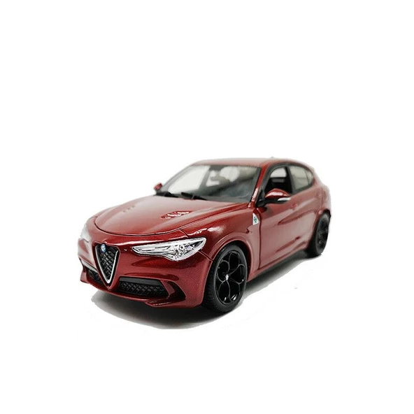 Bburago Alfa Romeo Stelvio Kırmızı 1:24 Model Araba ürün görseli 1