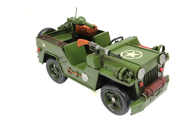 Dekoratif Metal Askeri Jeep C0755 Model-M128 ürün görseli 1
