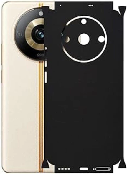 Realme 11 Pro Plus Mat Siyah Arka Kaplama ürün görseli 1