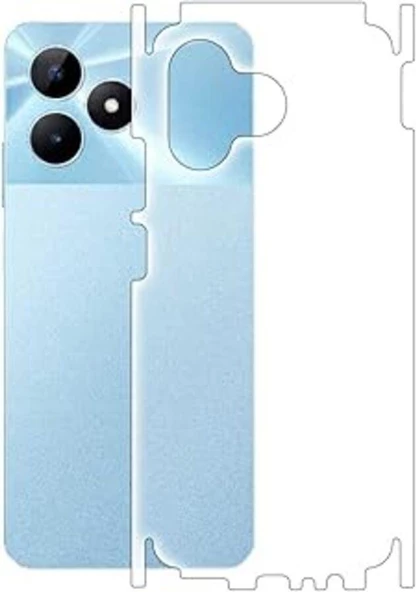 Realme Note 50 ile Uyumlu MAT TPU Arka Kaplama 360 ürün görseli 1