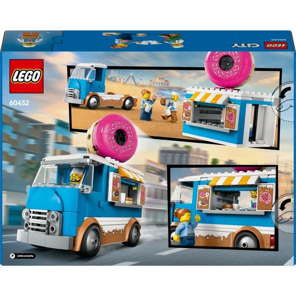 LEGO 60452 City Donut Kamyonu - Resim 4