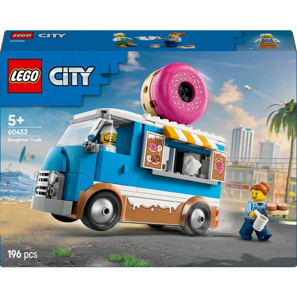 LEGO 60452 City Donut Kamyonu - Resim 3