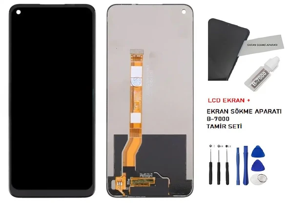 Oppo Realme 9İ Lcd Ekran Dokunmatik Orijinal Kalite +B-7000 + TAMİR SETİ ürün görseli 1