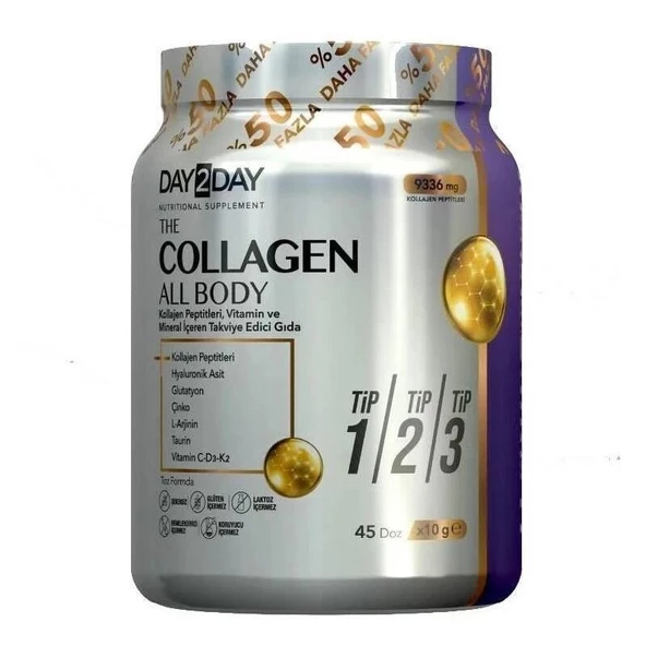 Day2Day The Collagen All Body Takviye Edici Gıda 450 gr ürün görseli 1